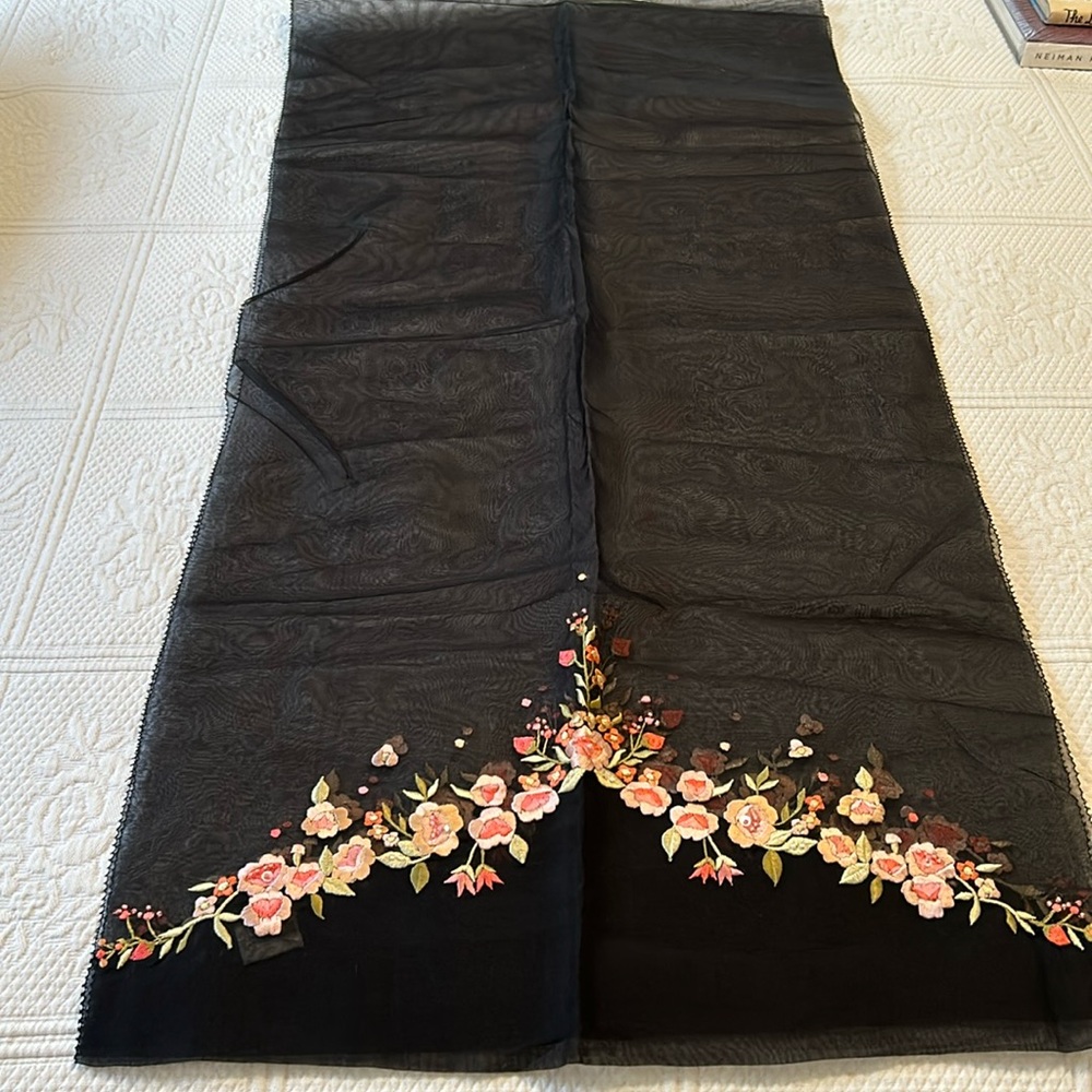 Kathryn Dianos silk scarf.